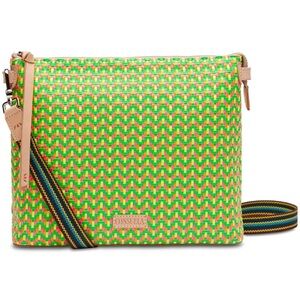 Consuela Neon Green and Pink Crossbody Bag